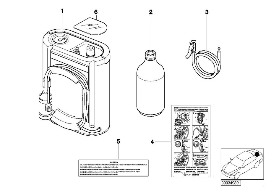 Diagram M-mobility system 1 for your BMW