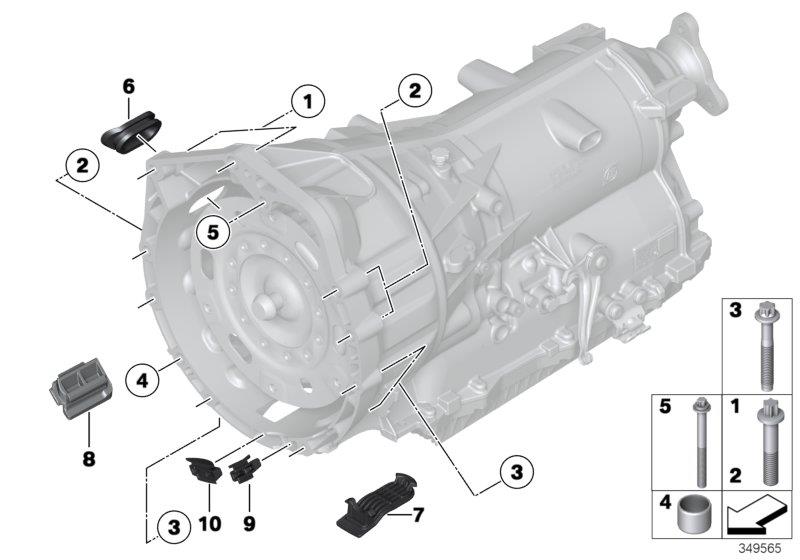 Diagram GEARBOX MOUNTING for your BMW