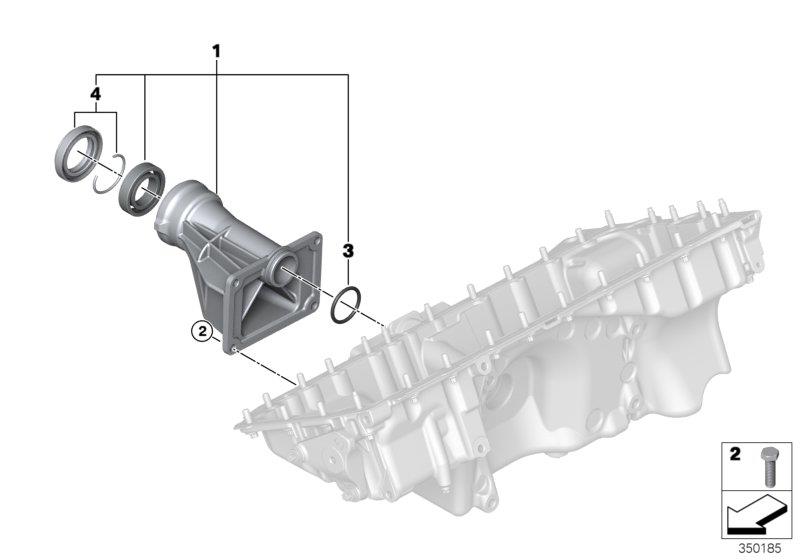 Diagram Front differential mount for your BMW
