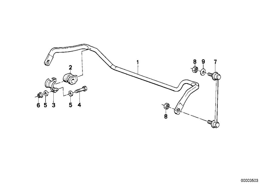 Diagram Stabilizer, front for your BMW