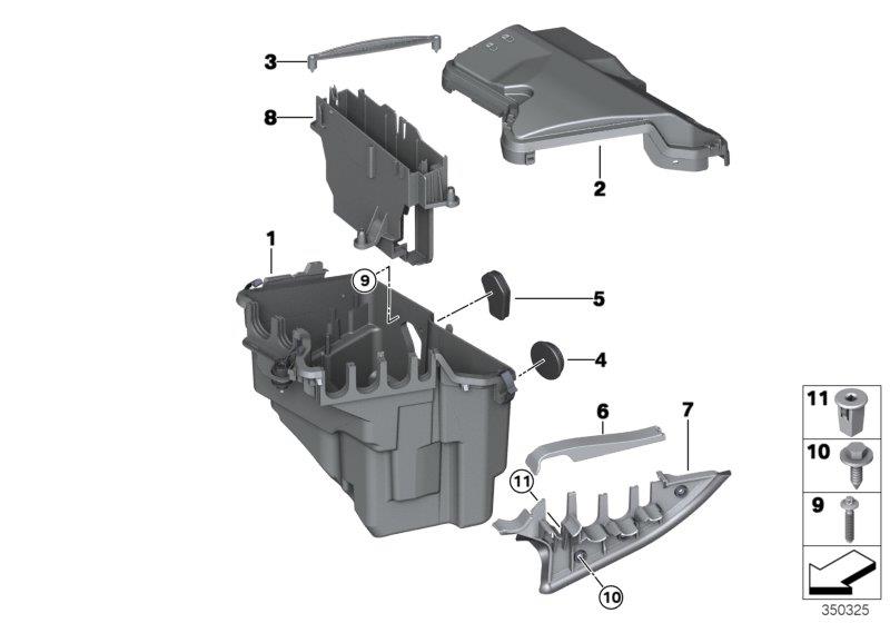 Diagram Control unit box for your BMW