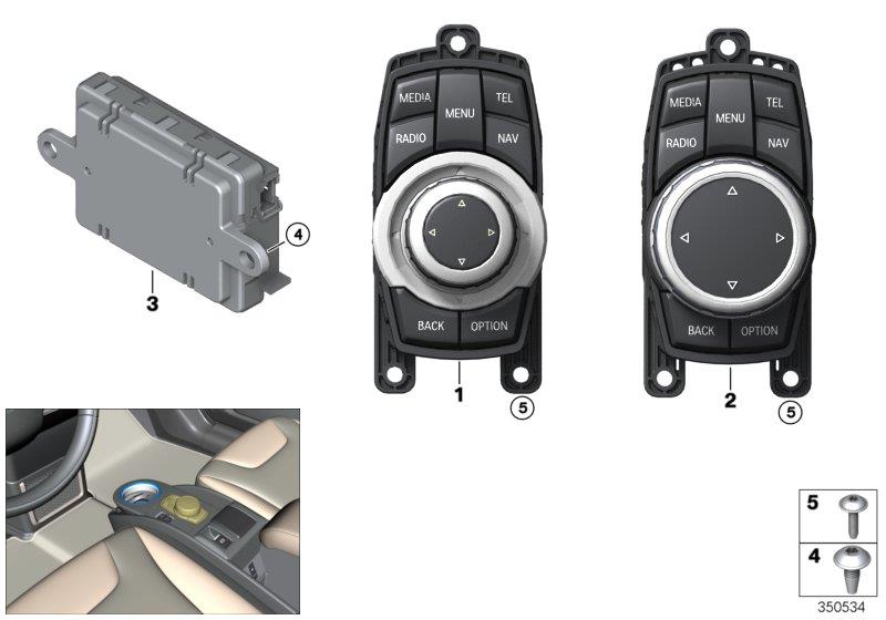 Diagram Controller for your 2007 BMW 650i   