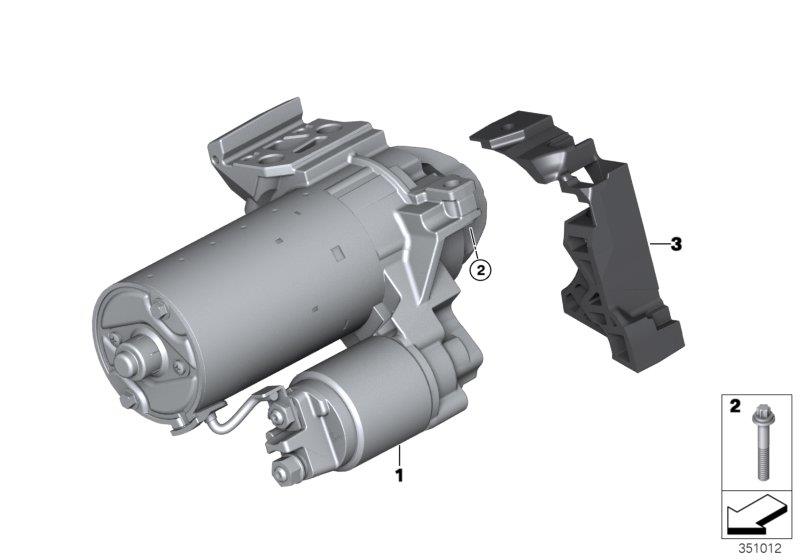 Diagram Starter for your BMW X6  