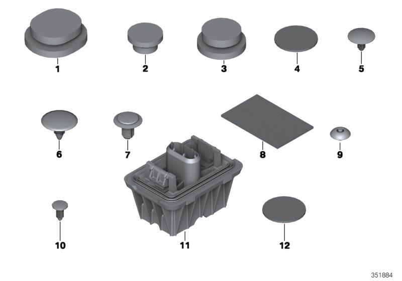 Diagram Sealing cap/plug for your 2015 BMW M235i   