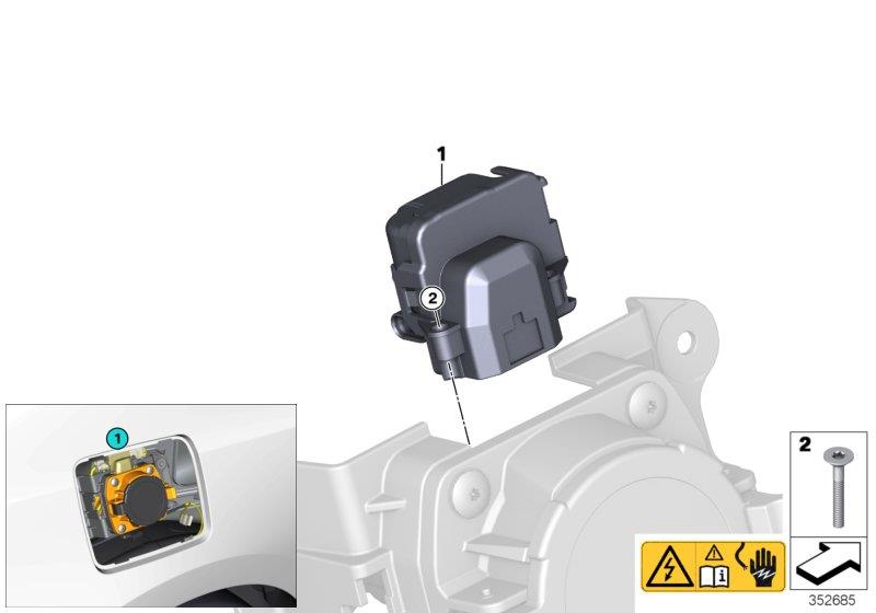 Diagram Charging socket for your BMW M6  