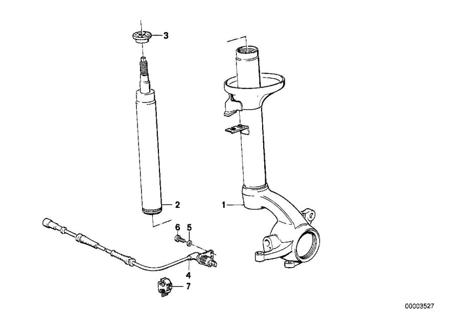 Diagram Front spring STRUT/SHOCK absorber for your 2014 BMW M6   