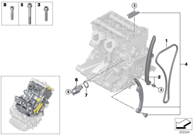 Diagram Timing and valve train-timing chain for your 2019 BMW i3s   