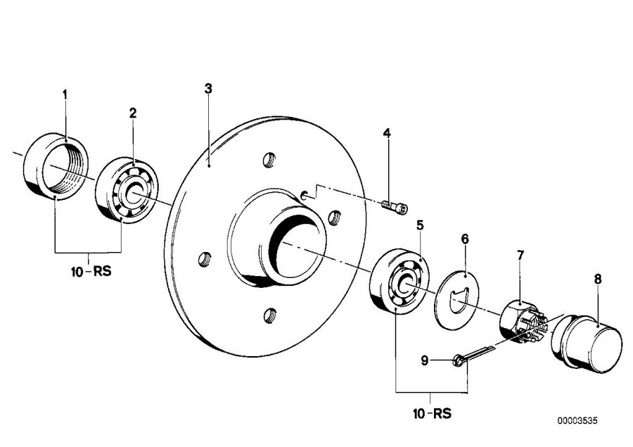 Diagram Wheel bearing for your 2016 BMW X1   