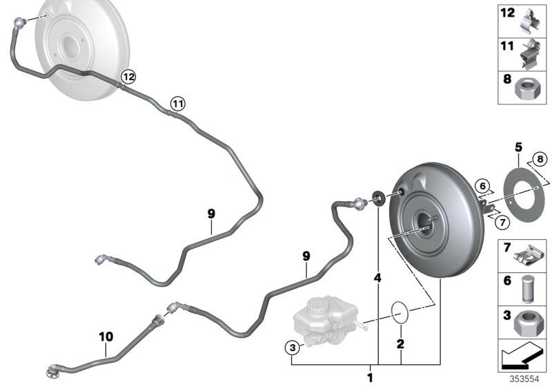 Diagram Power brake for your MINI