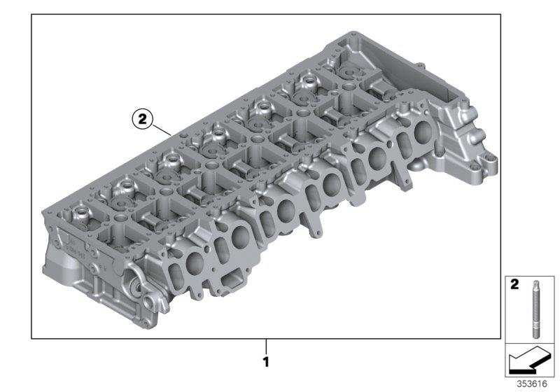 Diagram Cylinder Head for your 2013 BMW M6   