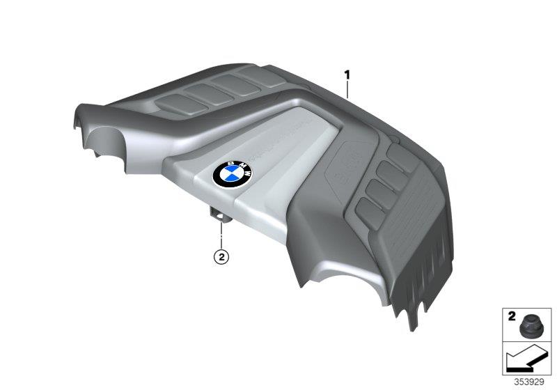 Diagram SOUND PROTECTION CAP for your BMW