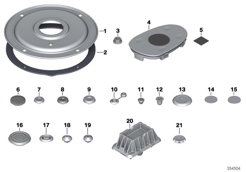 Diagram Sealing cap/plug for your 2012 BMW 335i   