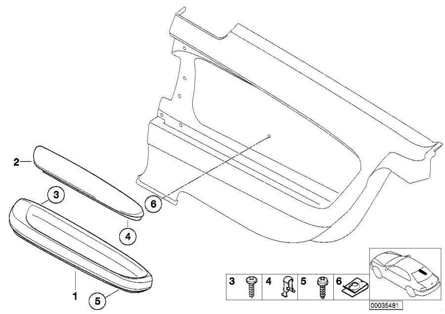 Diagram Armrest, rear for your 2023 BMW X3  30eX 