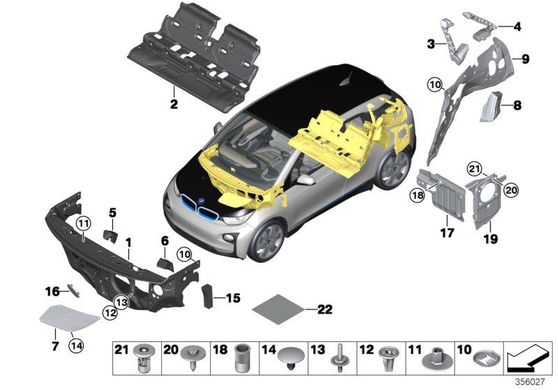 Diagram Insulation for your BMW M6  