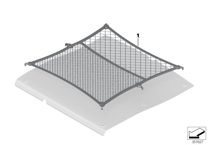 Diagram Retrofit: boot/trunk floor net for your 2023 BMW 230iX   