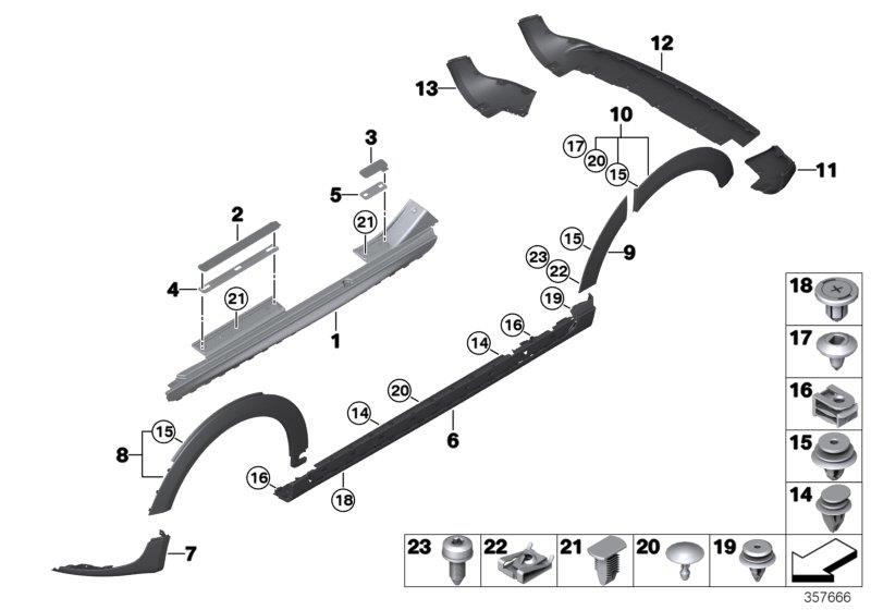 Diagram Black Band JCW for your MINI