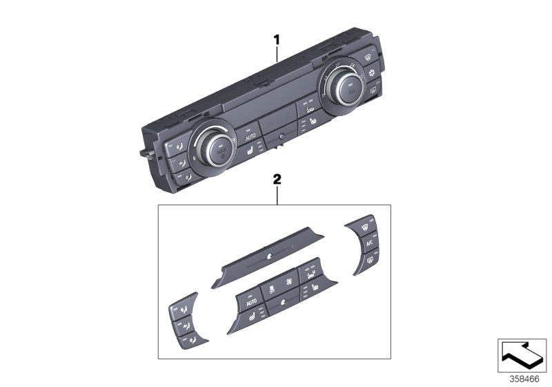 Diagram Control unit,automatic air cond.,Basis for your 1997 BMW M3   