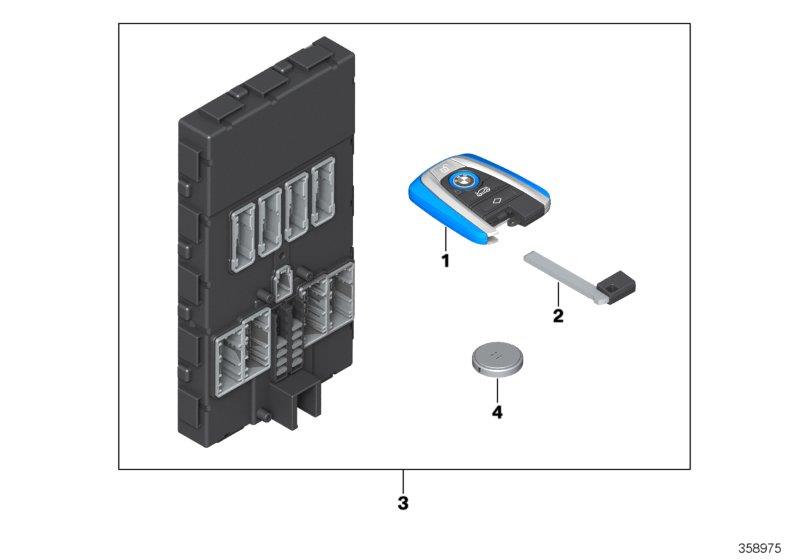 Diagram Radio remote control for your 2018 BMW X2 28iX  