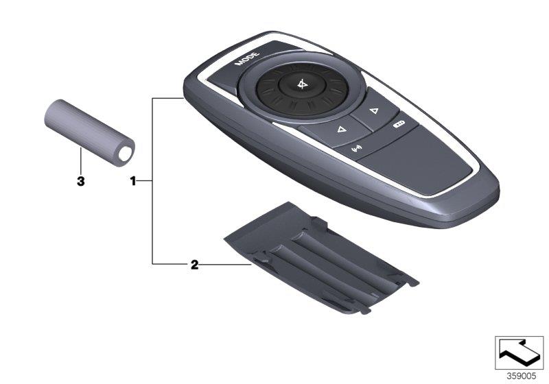 Diagram Remote control, rear for your BMW 320i  