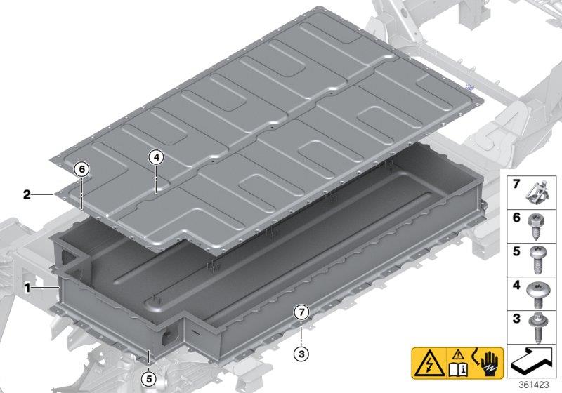 Diagram High-voltage battery housing for your BMW i3  