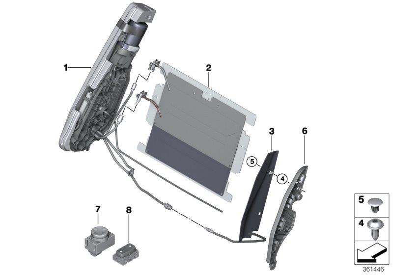 Diagram Seat, front, lumbar for your BMW