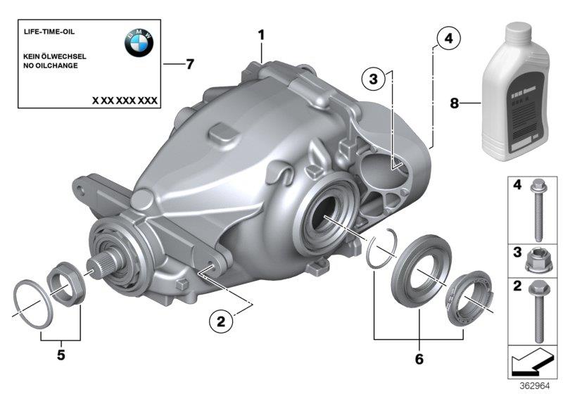Diagram Rear-axle-drive for your 2020 BMW 740iX   