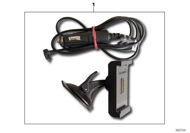 Diagram Passenger car fitting kit Navigator V for your BMW R60  