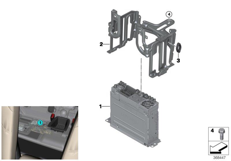 Diagram Head unit, basic with GPS for your 2008 BMW M6   