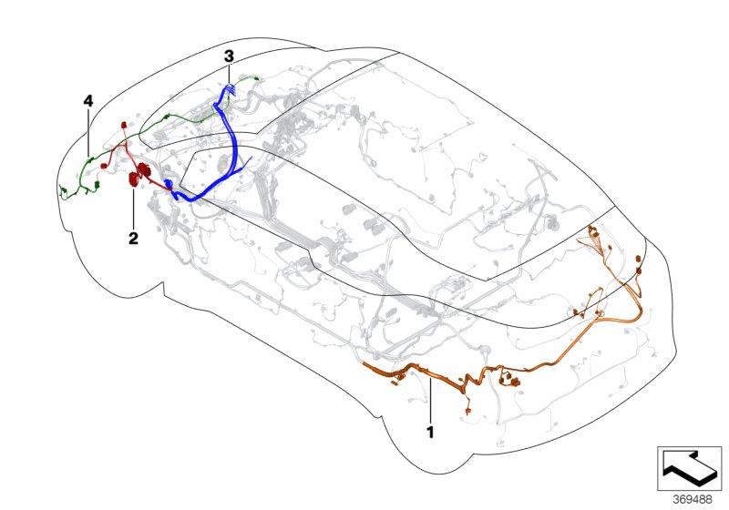 Diagram Rep. cable for Drive module for your BMW i3s  