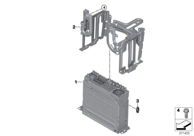 Diagram Head unit for basic media for your BMW i3  