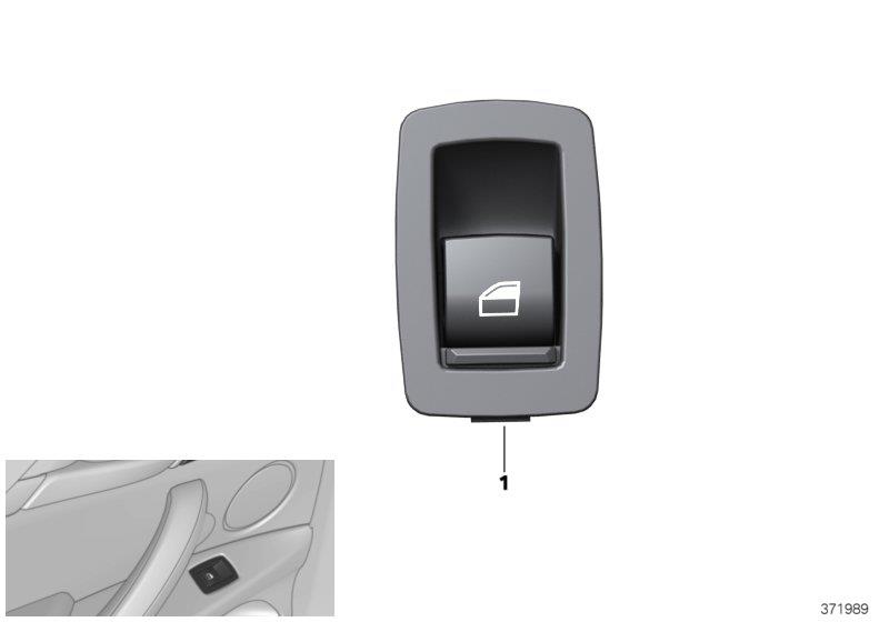 Diagram Switch,power window passenger side/rear for your BMW