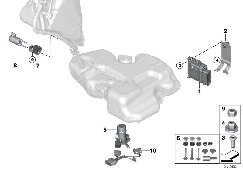 Diagram SCR electronic components for your 2023 BMW Alpina XB7   