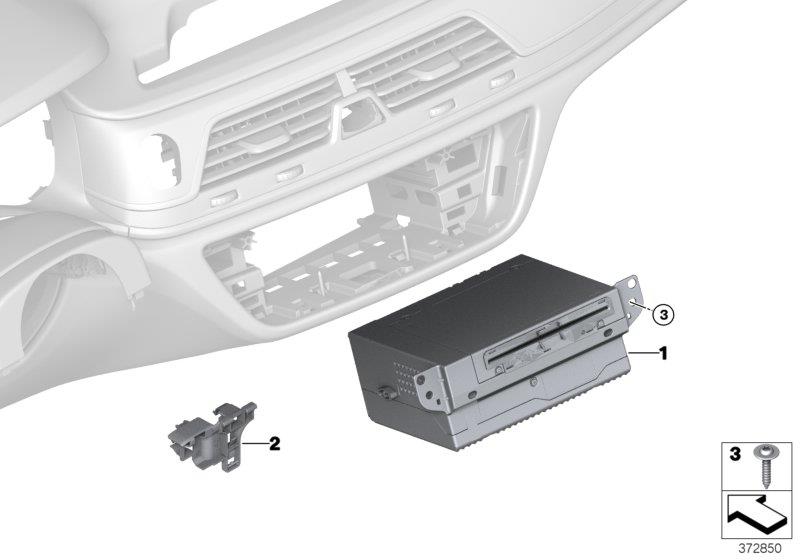 Diagram Head unit High 3 for your 2023 BMW 330iX   