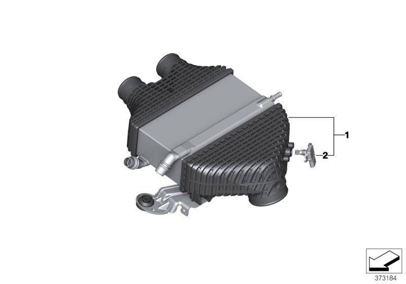Diagram Charge-air cooler for your 2016 BMW 330e   
