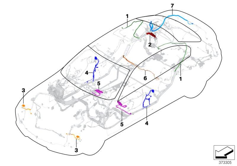 Diagram Various repair cables for your BMW M3  