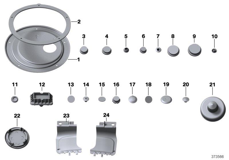 Diagram Sealing cap/plug for your 2012 BMW 328xi   