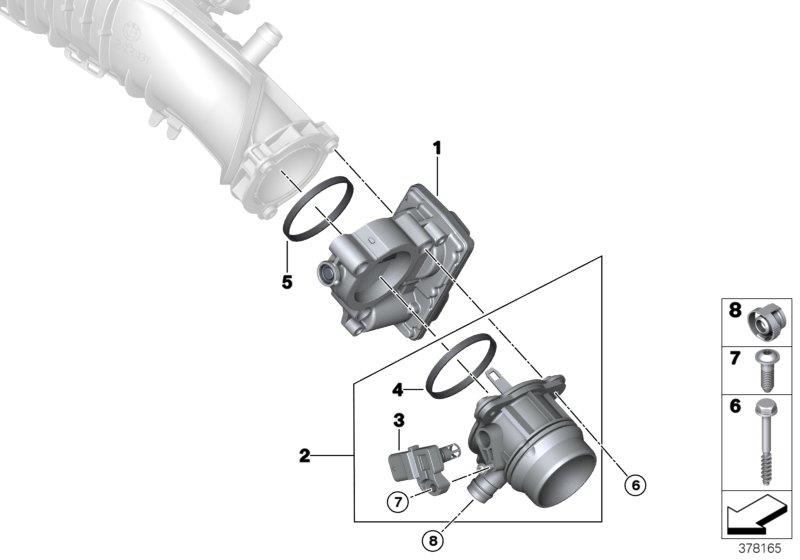 Diagram Throttle Housing Assy for your MINI