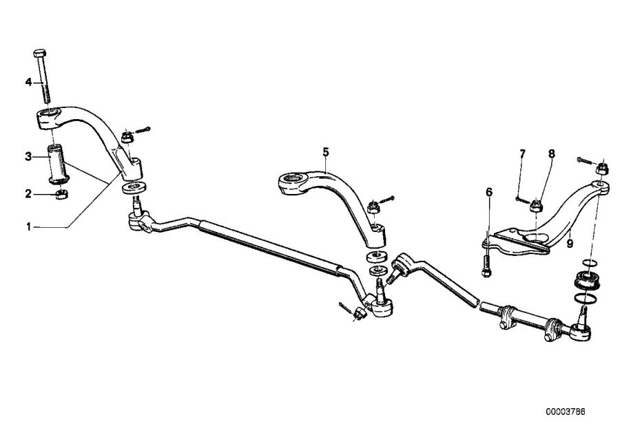 Diagram Steering LINKAGE/TIE rods for your 2013 BMW