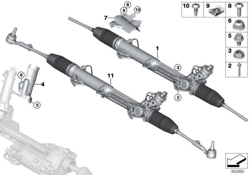 Diagram Hydro steering box for your 2019 BMW X5   
