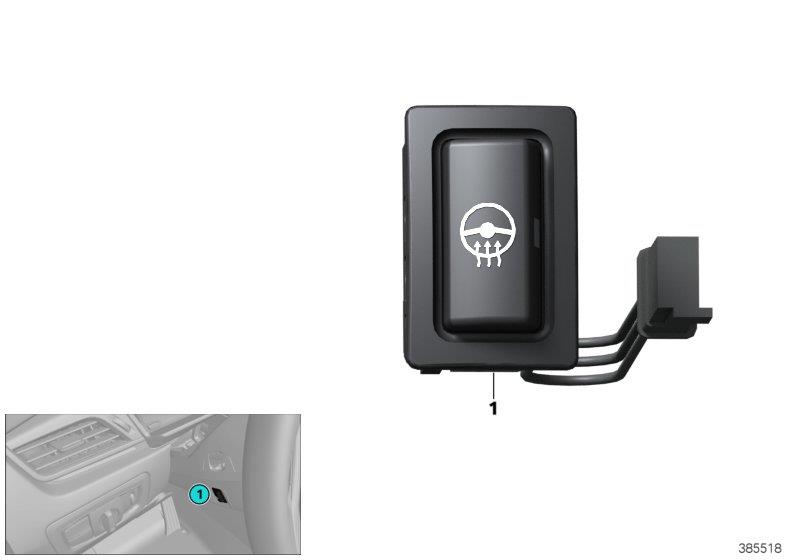 Diagram Switch, steering wheel heater for your 2013 BMW 135i   