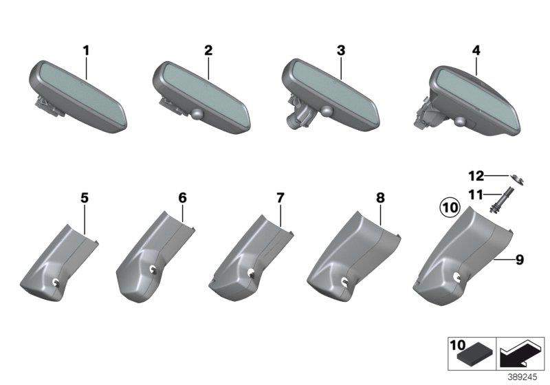 Diagram Interior mirror for your BMW