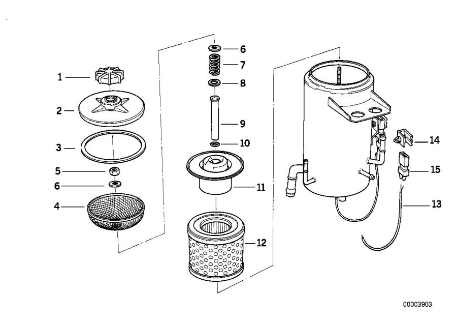 Diagram Oil carrier ASC+T/SINGLE parts for your BMW