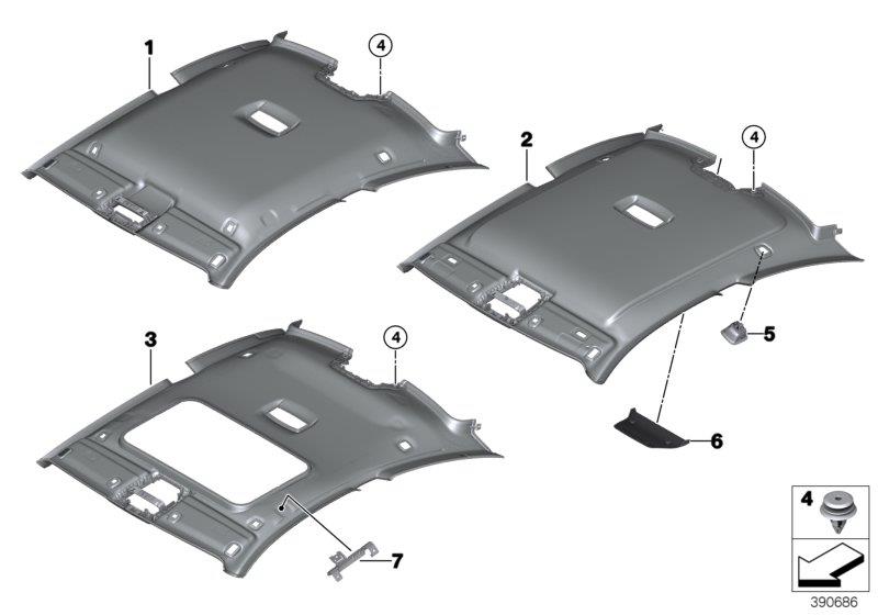 Diagram Headlining for your BMW