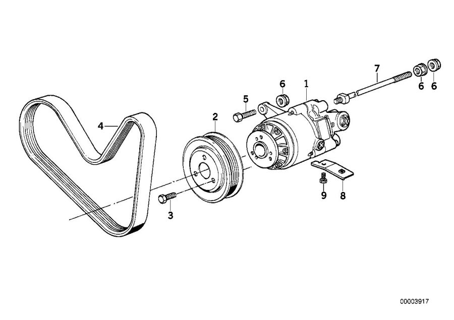 Diagram Hydro steering-tandem vane pump for your BMW X2  