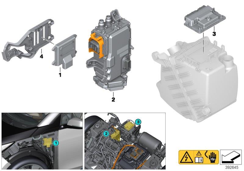 Diagram Control units for your BMW