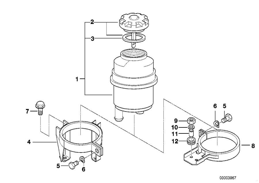 Diagram Oil carrier / Single parts for your 2019 BMW 540i   