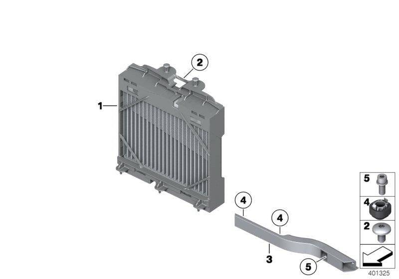 Diagram Engine oil cooler for your BMW