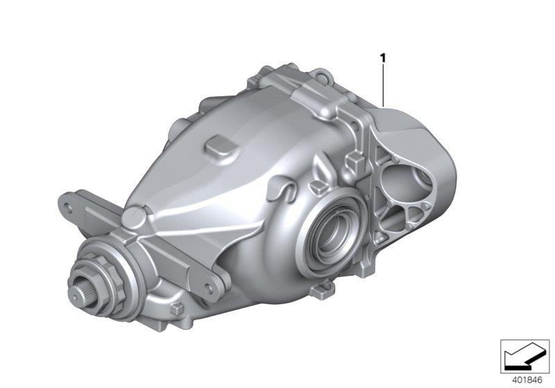Diagram Mechanical self-locking differential for your 2013 BMW