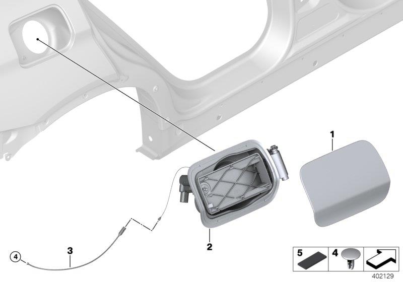 Diagram FILL-IN FLAP for your 1988 BMW M6   