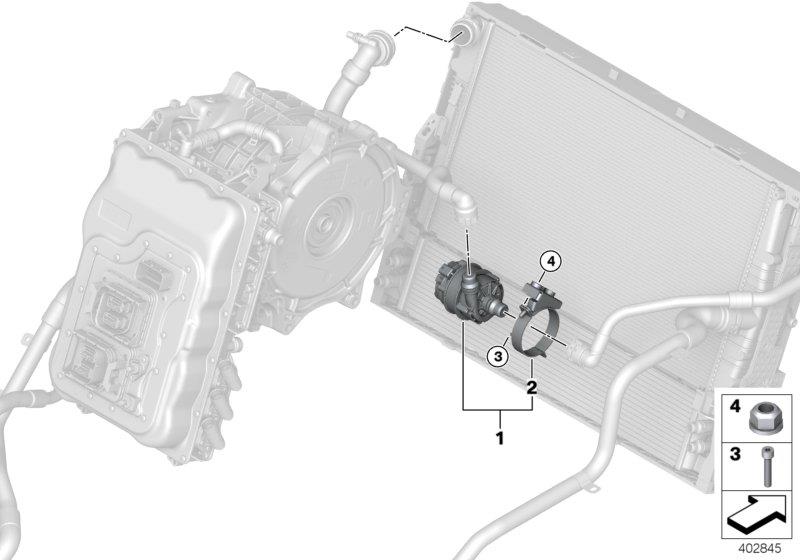 Diagram Cooling system-coolant pump for your BMW M6  